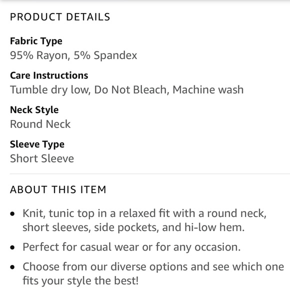 made in USA w pockets flowy swing top soft cocoa - Picture 9 of 14